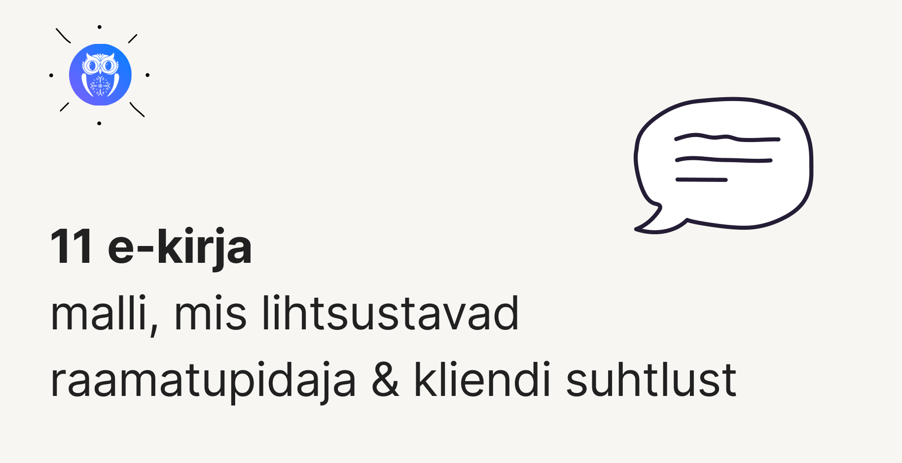 e-kirja vormistamine