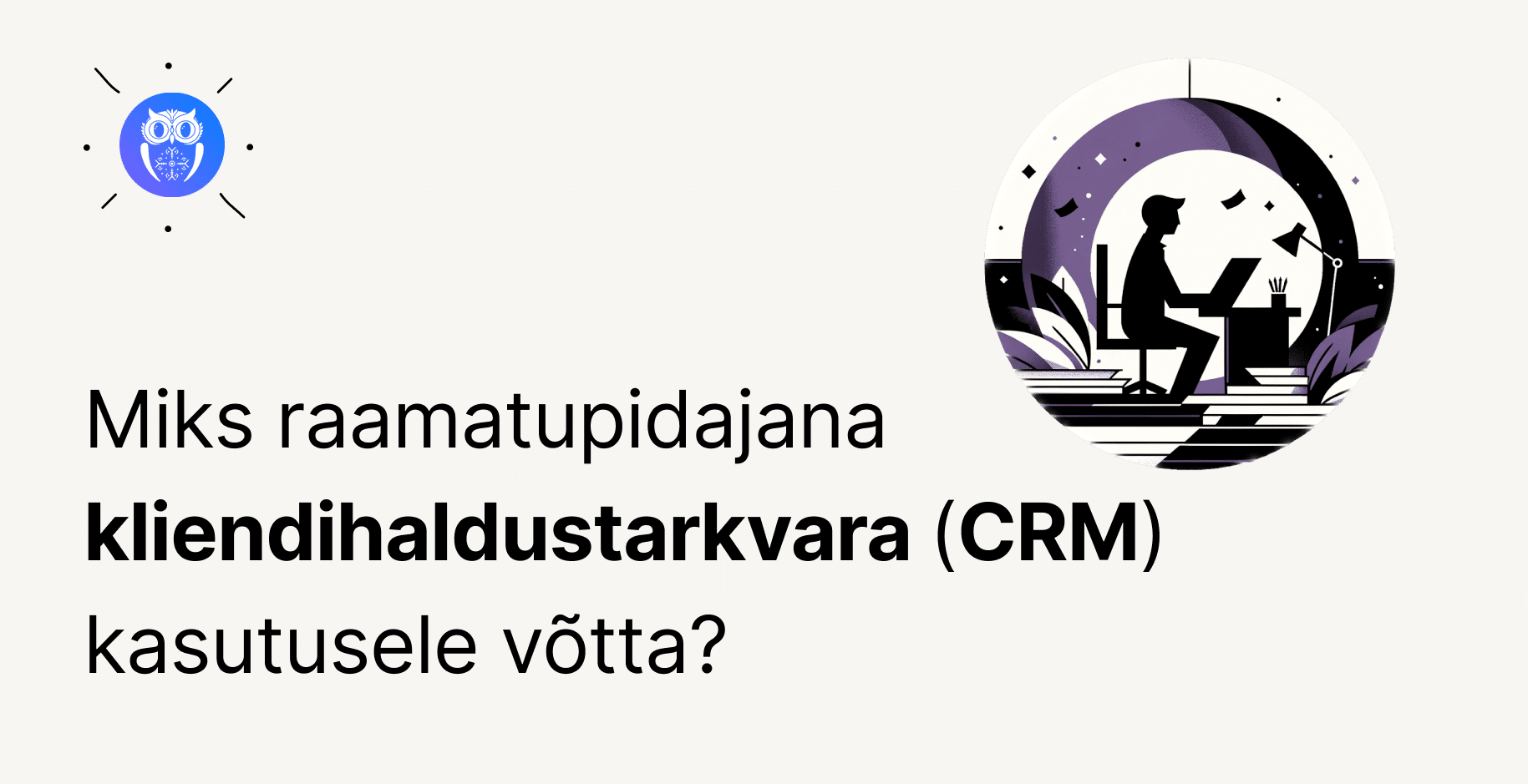 kliendihaldus raamatupidajale CRM