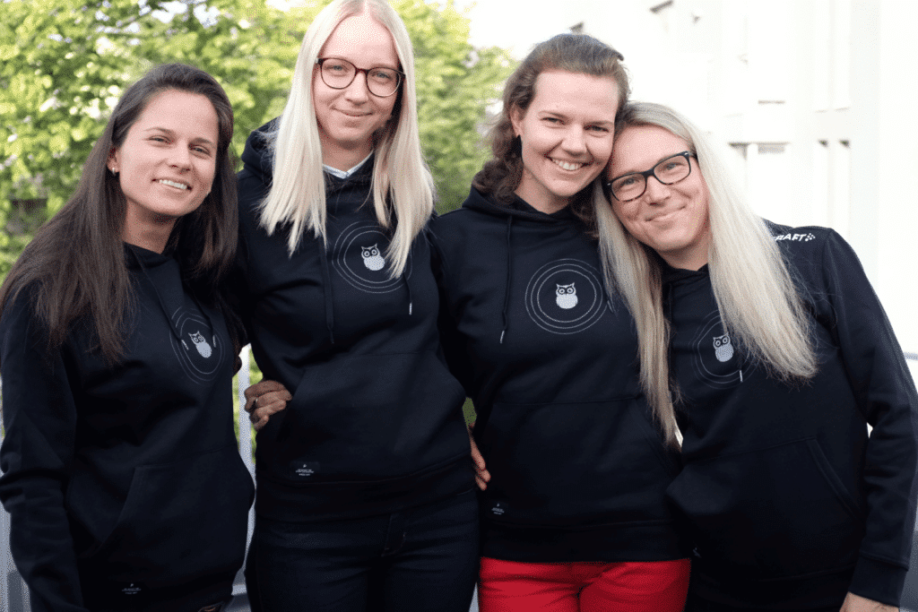 The Uku team - Egle Jürgens, Maile Roosmäe, Margot Roodi, Triin Rast