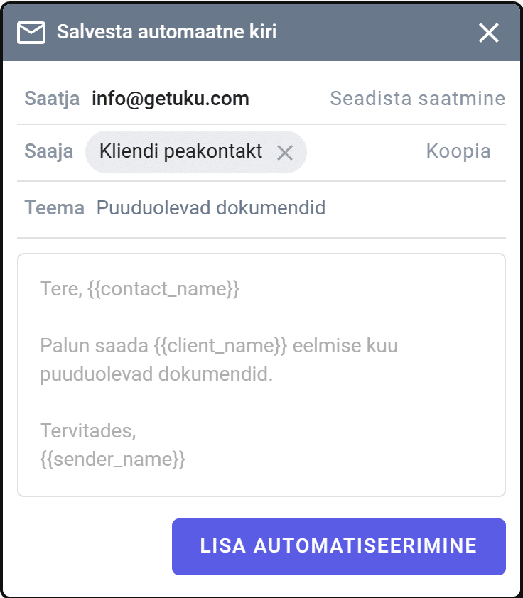 Raamatupidaja e-kirjad
