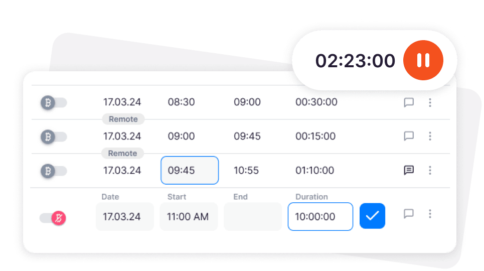 time tracking software