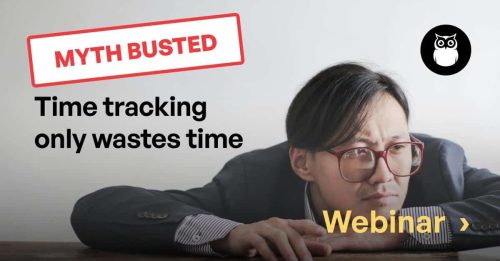 Webinar: Myth time tracking only wastes time busted